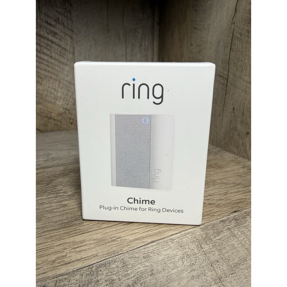 Ring Chime Plug-In Ring Alerts For Every Room White NEW!